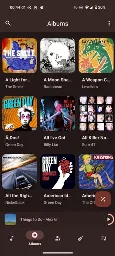 A screenshot of Metro music player on my phone.