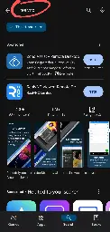 a screenshot of a search for realvnc on the Google Play Store, showing an ad above the real result
