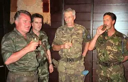 "Toast of shame" - Mladic and Karreman drinking together