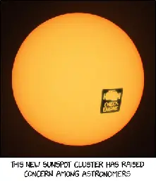 They say it's probably safe to keep orbiting for a while, but if it stays on or starts flashing we might have to call someone.