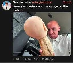 Dan Hentschel with son loaf: We’re going to make a lot of money little man