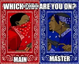 Which git branch are you on? Main or master