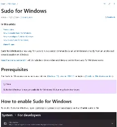 Sudo for Windows