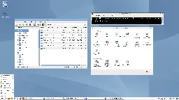 Clearlooks themed LXQT desktop