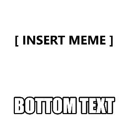 Insert Meme - Bottom text