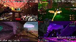 Picture of the games Ash & Adam's Go smacked, Glyde the dragon, the big catch, and Warden's Will