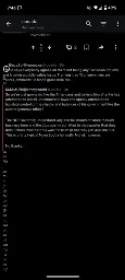 Screenshot of profile error message showing it overlapping comments in a narrow band on the left side of the screen.